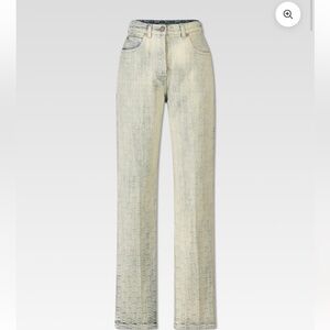 GUCCI ECOWASHED GG MONOGRAM JEAN - worn once - size US 25